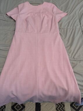 New with tags! Ann Taylor Classic Pink Short-Sleeve A-Line Dress